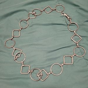Vintage 90s Silver Chain Link Belt